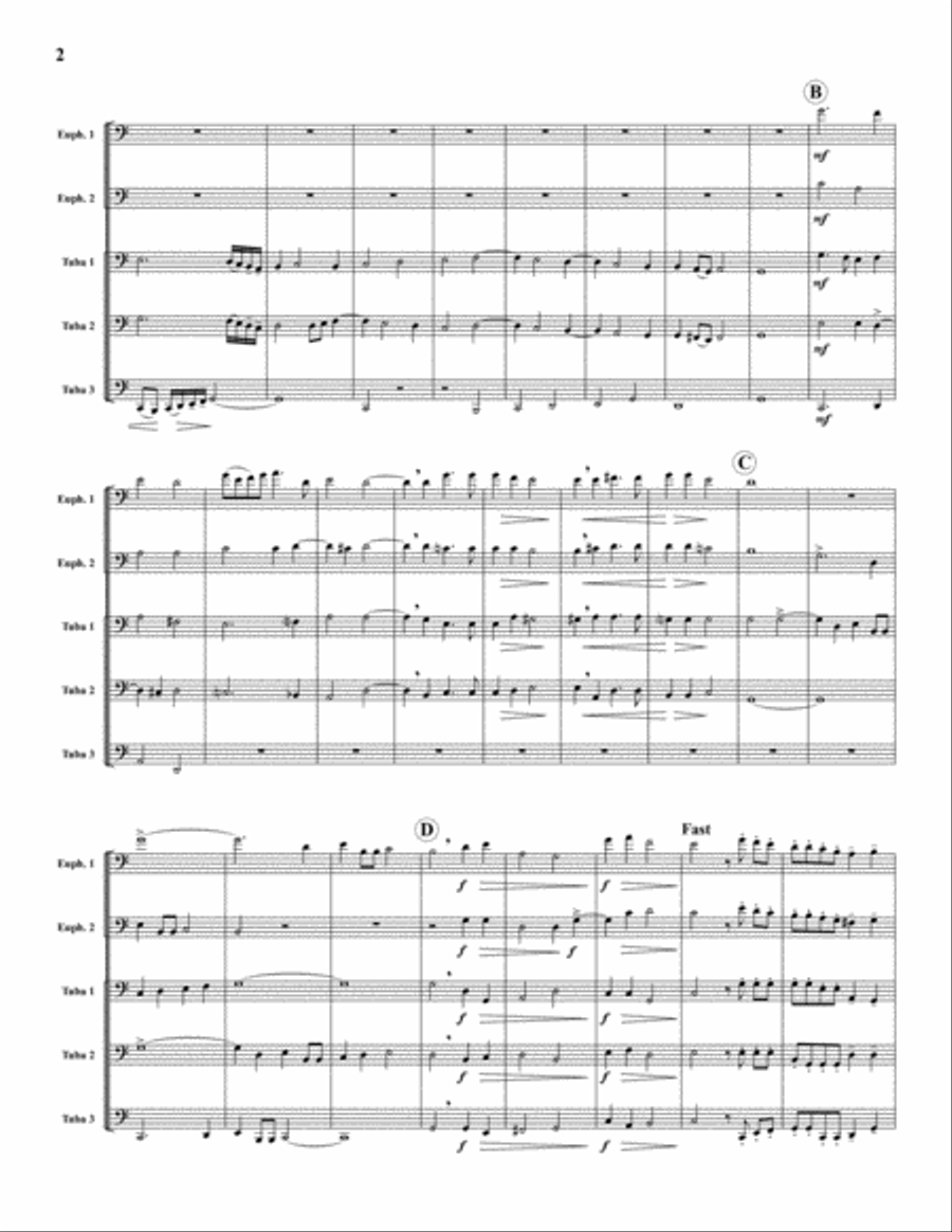 Cruda amarilli Large Ensemble scores gallery preview page 2