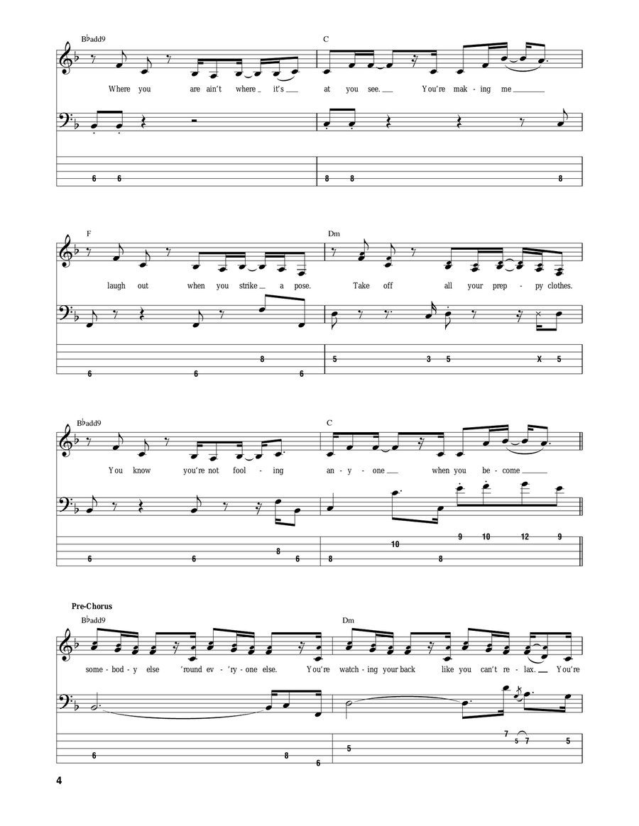 Complicated Acoustic Guitar scores gallery preview page 4