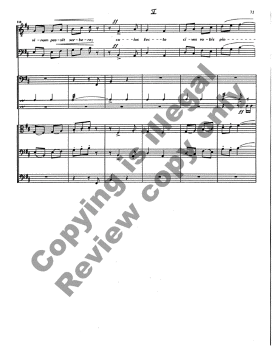 Cantata Rustica (Full/Choral Score) Choir scores gallery preview page 148