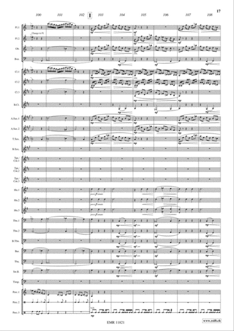 King Solomon's Mines Concert Band scores gallery preview page 18