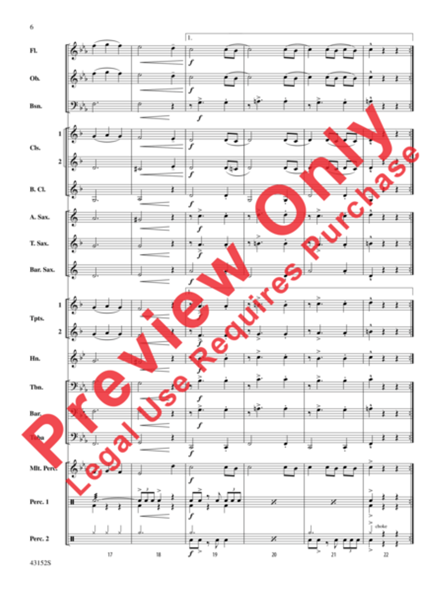 The Kings of Swing Concert Band scores gallery preview page 11