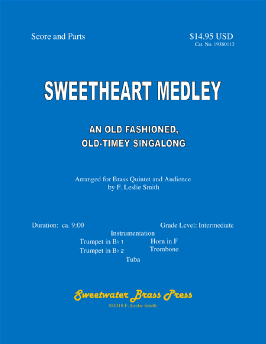 Sweetheart Medley: An Old Fashioned, Old-Timey Singalong Brass Ensemble scores gallery preview page 1