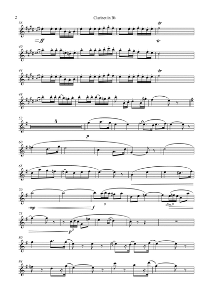 Prelude (from Carmen) - for Clarinet in Bb - with play along image number null