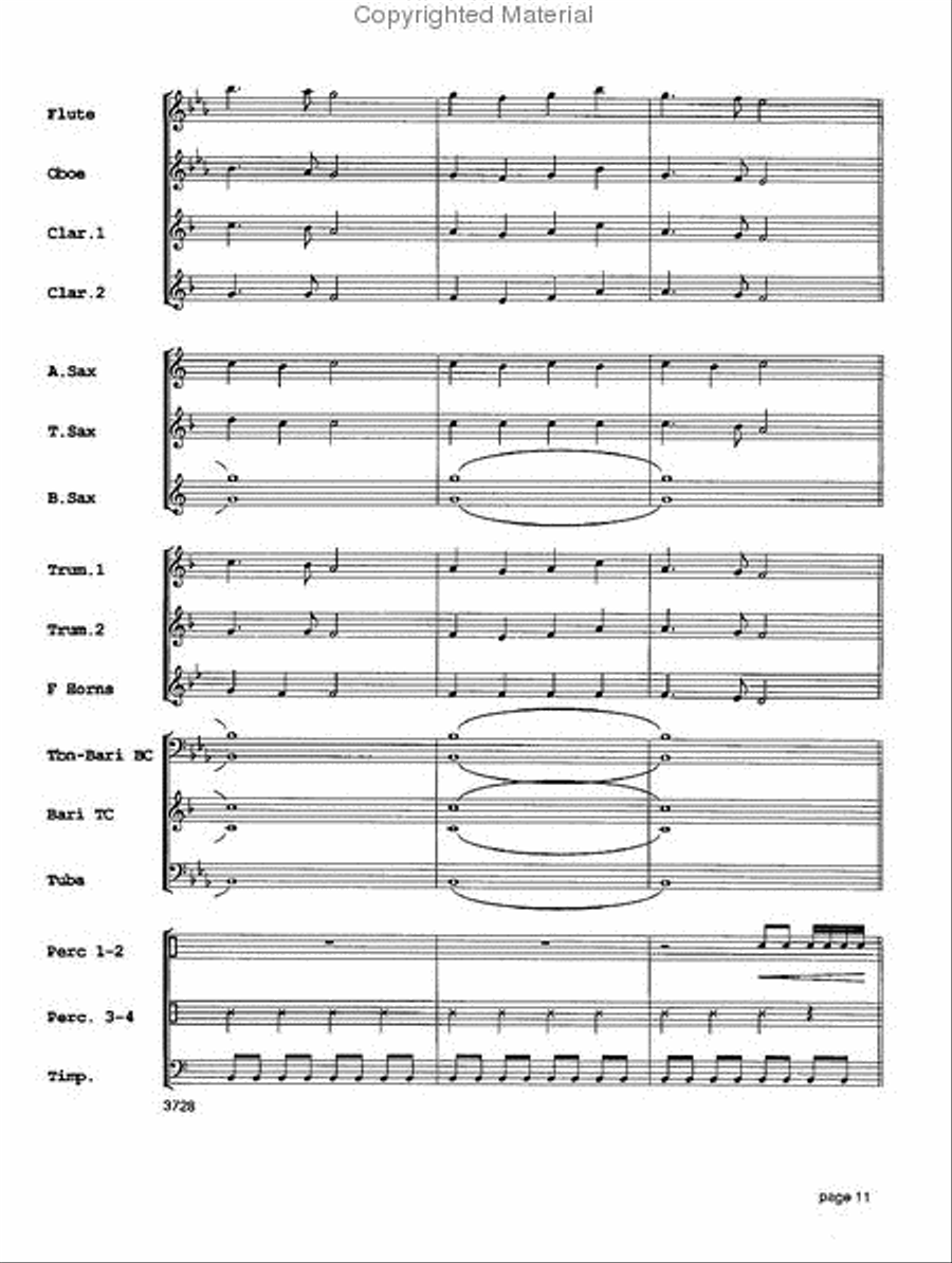 Sounds of the Season Concert Band scores gallery preview page 12