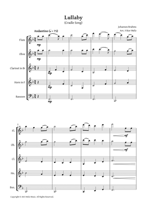 Brahms Lullaby - Wind Quintet