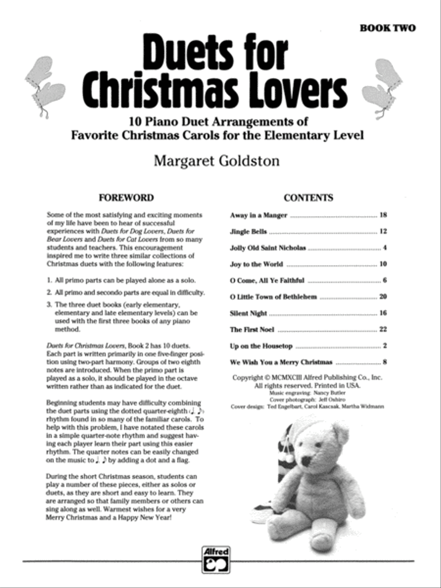 Duets for Christmas Lovers, Book 2 Small Ensemble scores gallery preview page 2