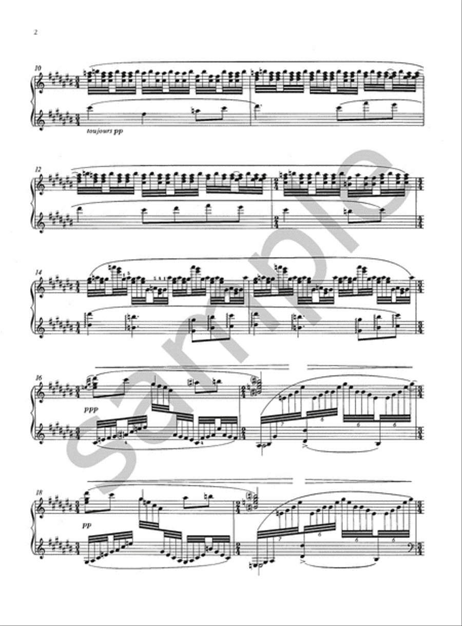 Gaspard de la nuit Piano scores gallery preview page 5