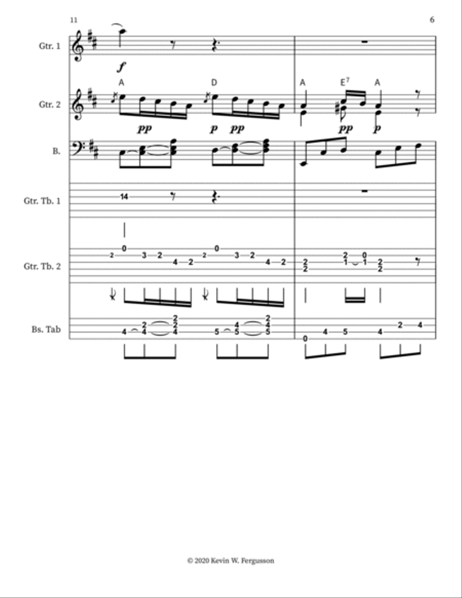An Die Laute An Die Laute Small Ensemble scores gallery preview page 6