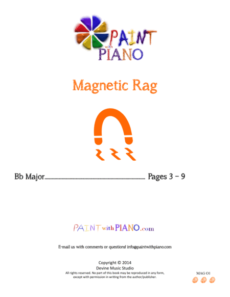 Magnetic Rag - Easy Piano image number null
