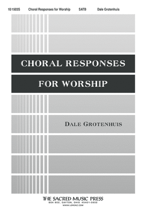 Book cover for Choral Responses for Worship