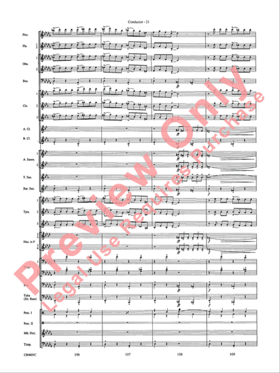 The Symphonic Gershwin The Symphonic Gershwin Concert Band scores gallery preview page 25