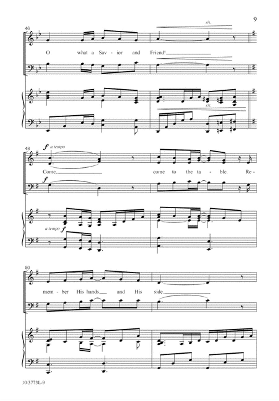 Come to the Table 3-Part scores gallery preview page 9