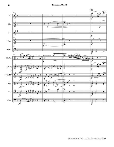 Bruch - Romanze for Viola and Orchestra, Op. 85 (Accompaniment Reduction for Wind Quintet & String Q image number null