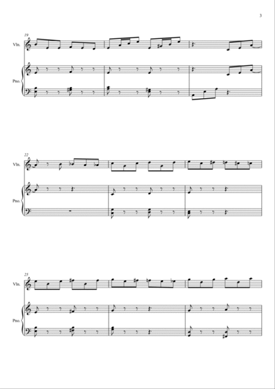 LA CAMPANELLA Violin Solo scores gallery preview page 3