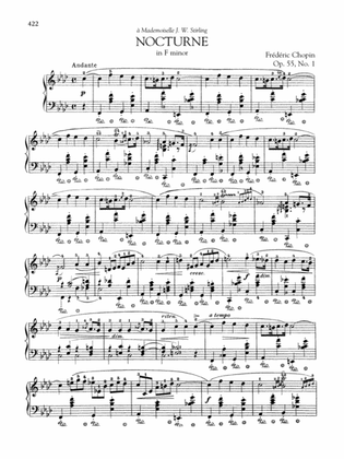 Nocturne in F minor, Op. 55, No. 1