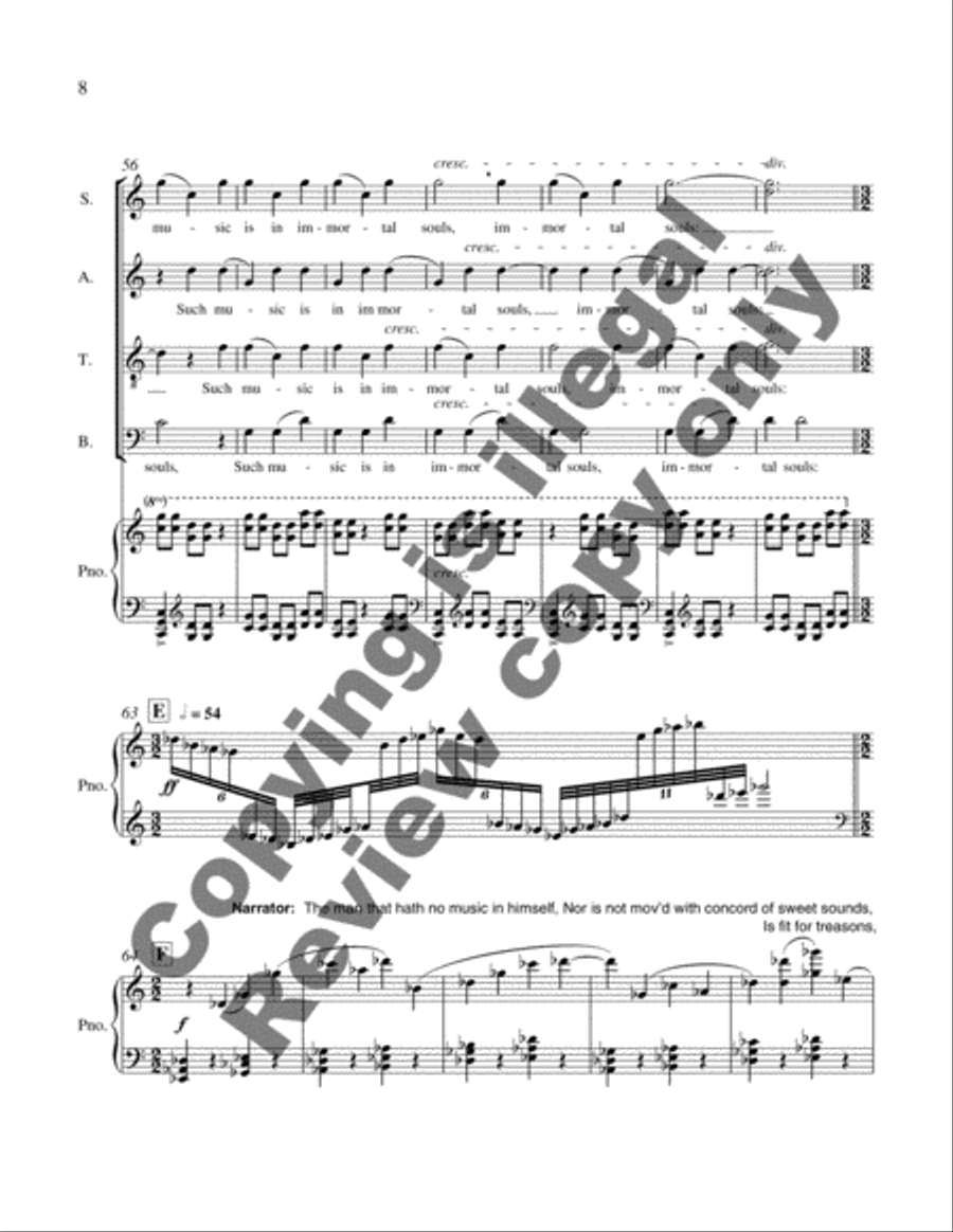 Love and Shapes High Fantastical 4-Part scores gallery preview page 16