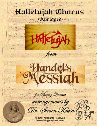 Hallelujah Chorus from The Messiah for String Quartet