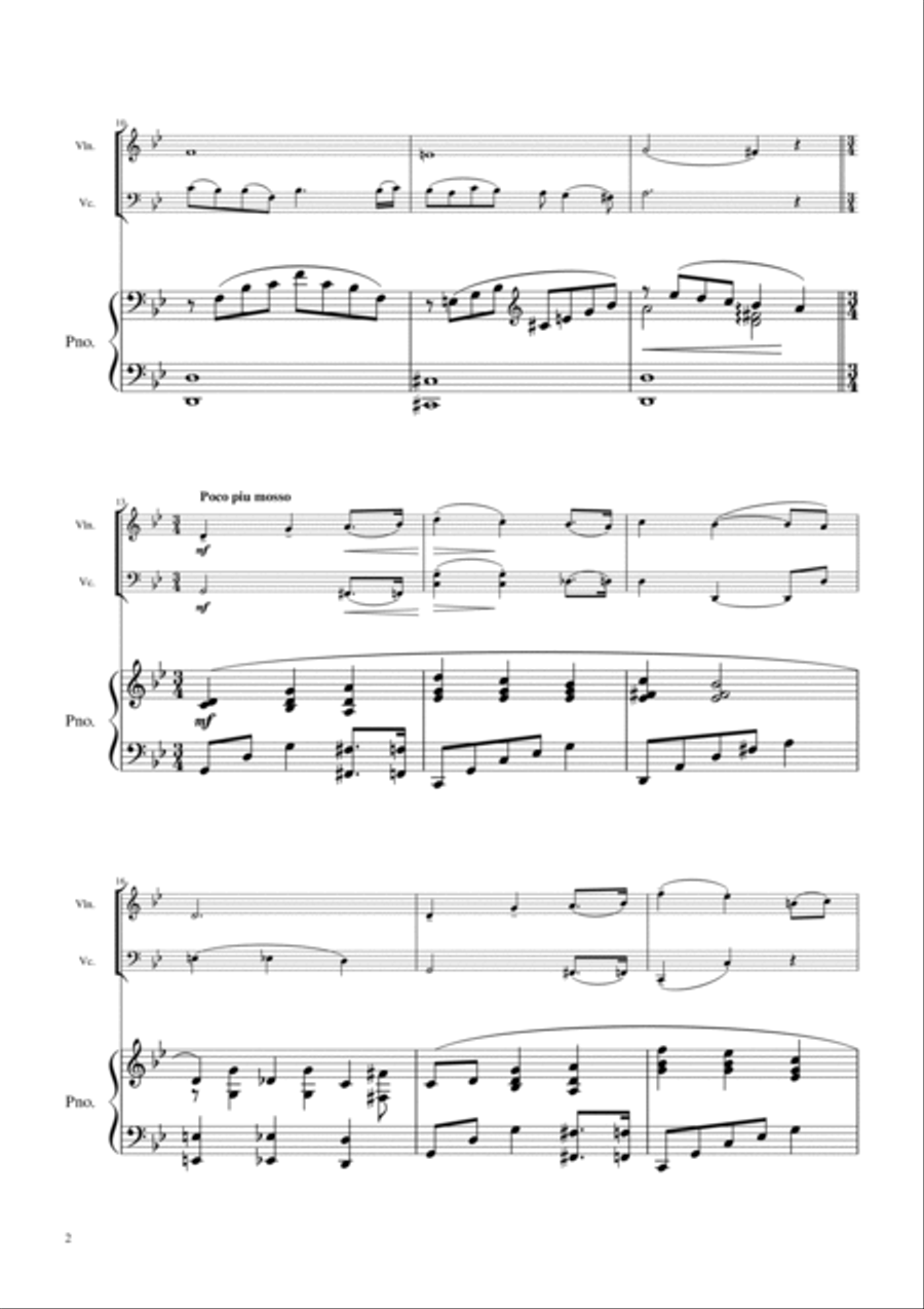 Hana-bi Piano Trio scores gallery preview page 4