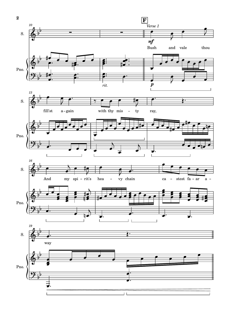 An Den Mond (To the Moon) Chamber Music scores gallery preview page 2