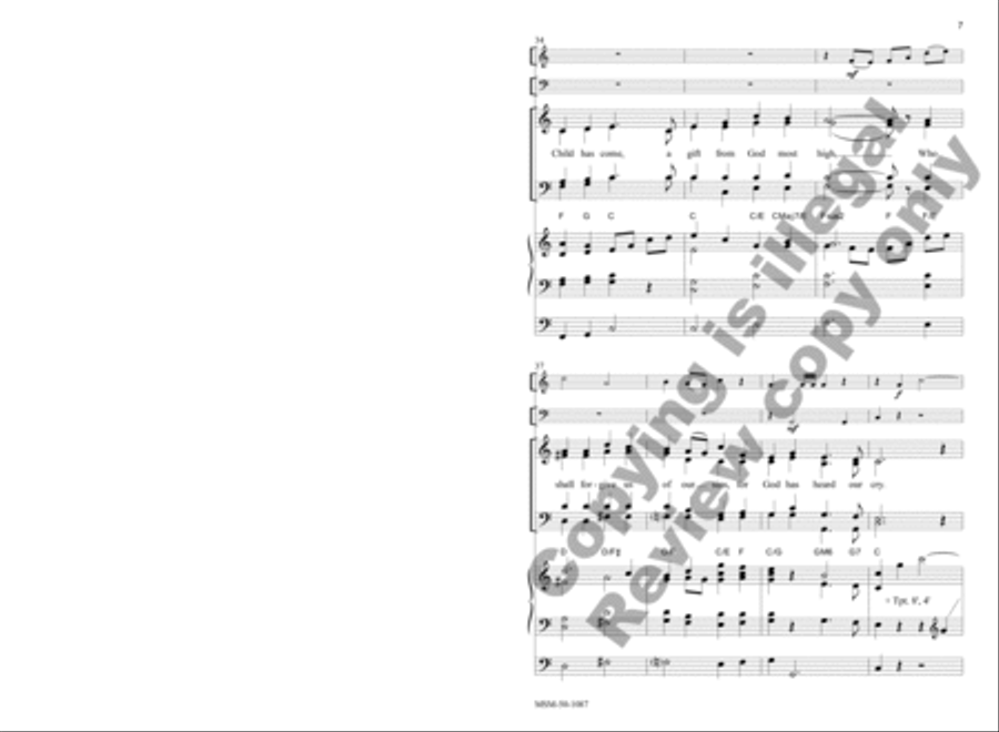 Canticle of Zechariah Canticle of Zechariah 4-Part scores gallery preview page 7