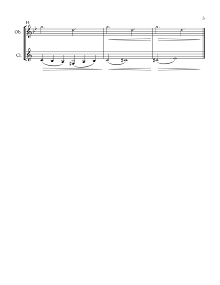 The Fallen Soldier The Fallen Soldier Woodwind Duet scores gallery preview page 3