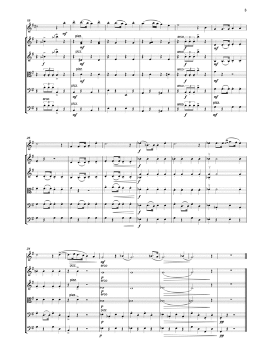 IAN BUTTERWORTH Easy Going Suite for oboe and strings Oboe scores gallery preview page 3