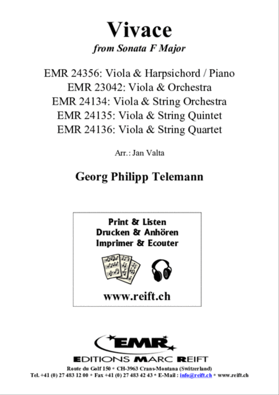 Vivace Viola scores gallery preview page 2