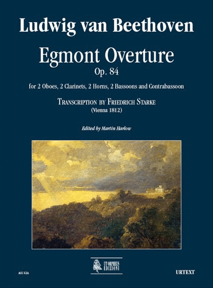 Egmont Overture Op. 84 (Transcription by Friedrich Starke - Wien 1812) for 2 Oboes, 2 Clarinets, 2 Horns, 2 Bassoons and Contrabassoon Bassoon scores gallery preview page 1