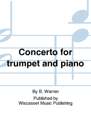 Concerto for trumpet and piano