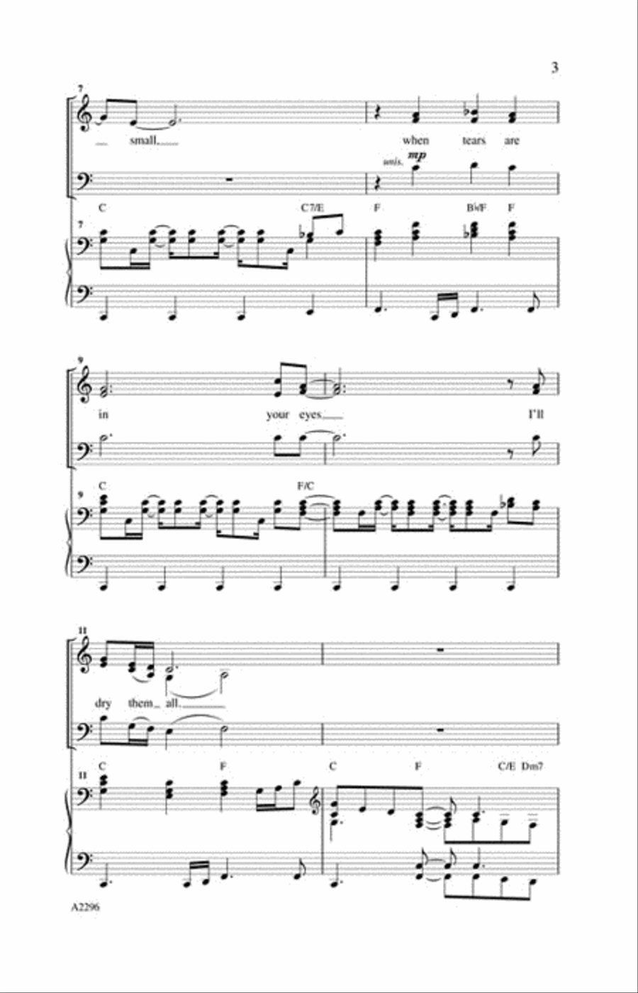 Bridge Over Troubled Water 4-Part scores gallery preview page 3