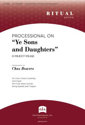 Book cover for Processional on "Ye Sons and Daughters"