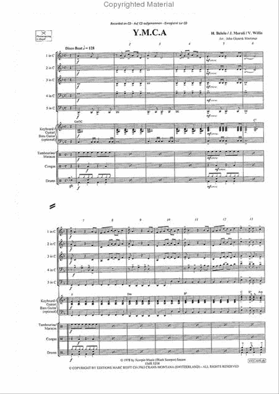 Y.M.C.A Y.M.C.A Concert Band scores gallery preview page 3