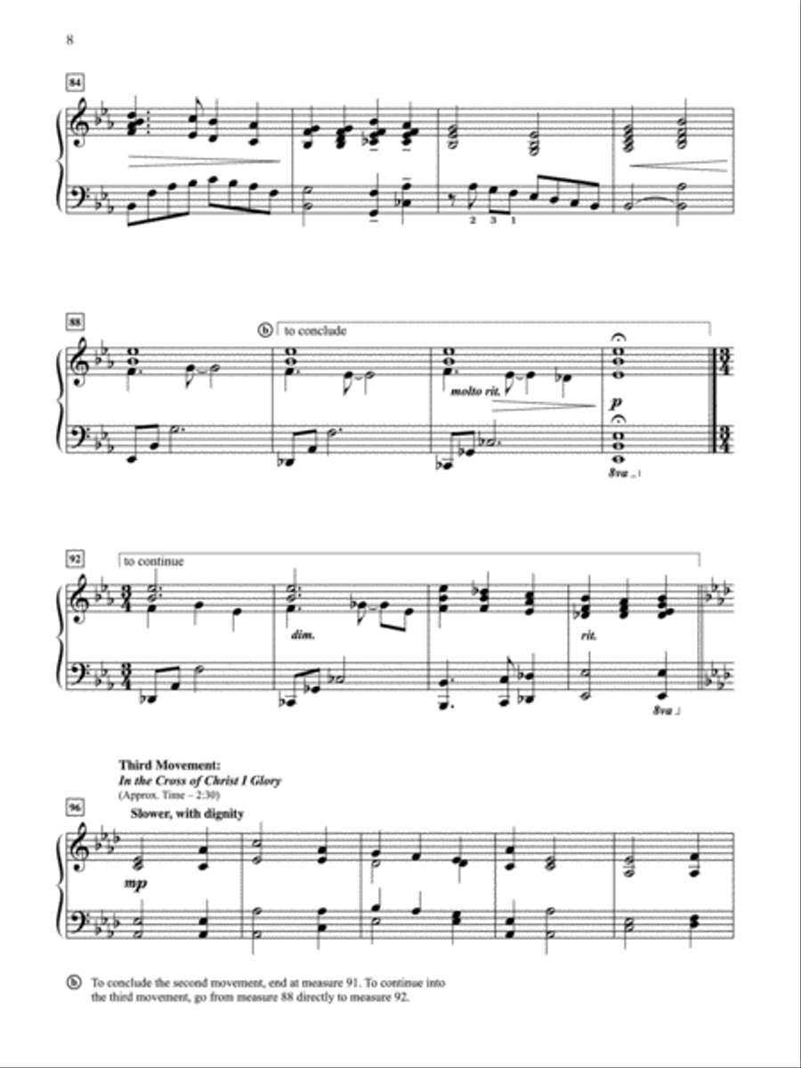 Holy Communion--A View of the Cross Piano Solo scores gallery preview page 4