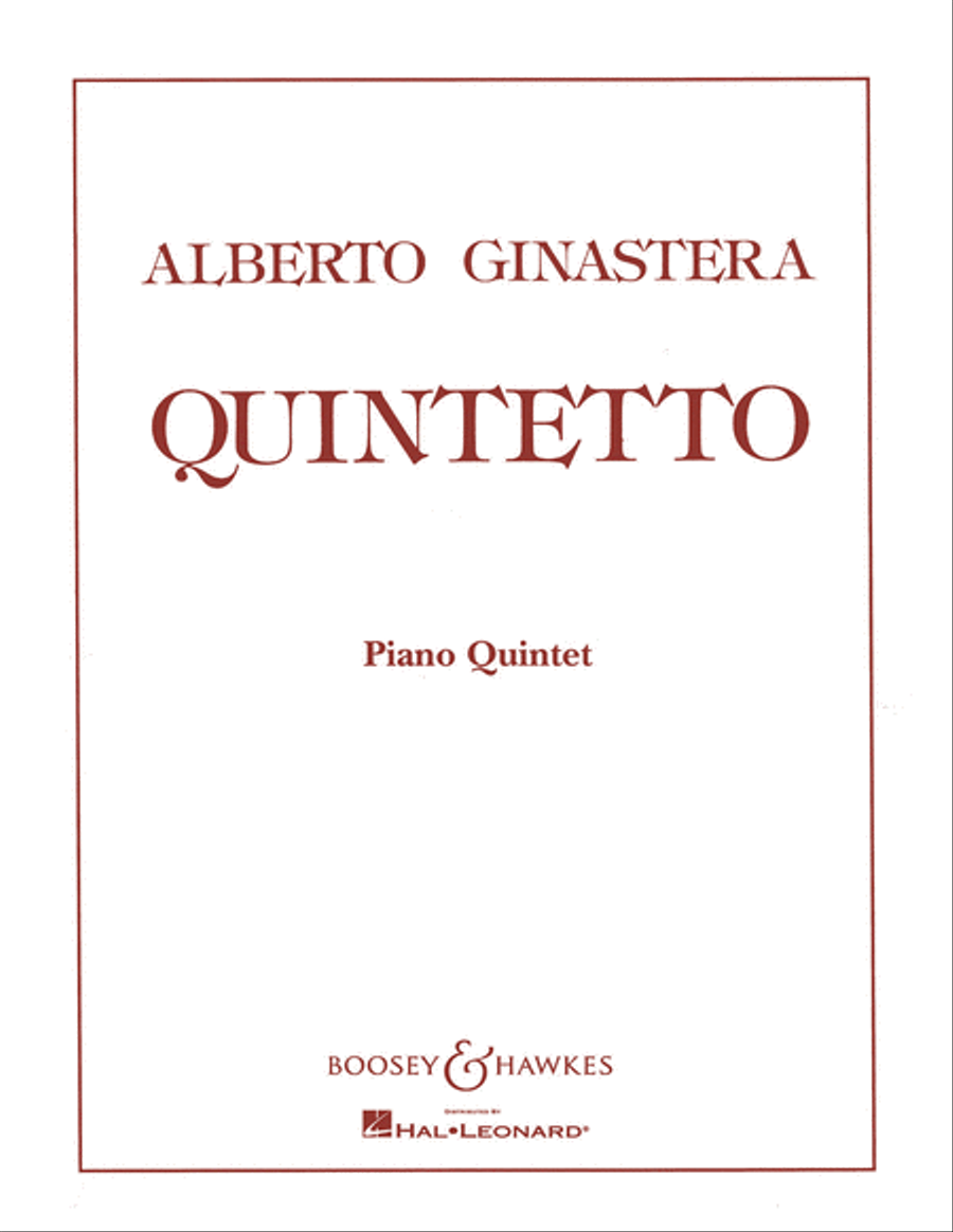 Quintetto Piano Quintet scores gallery preview page 1
