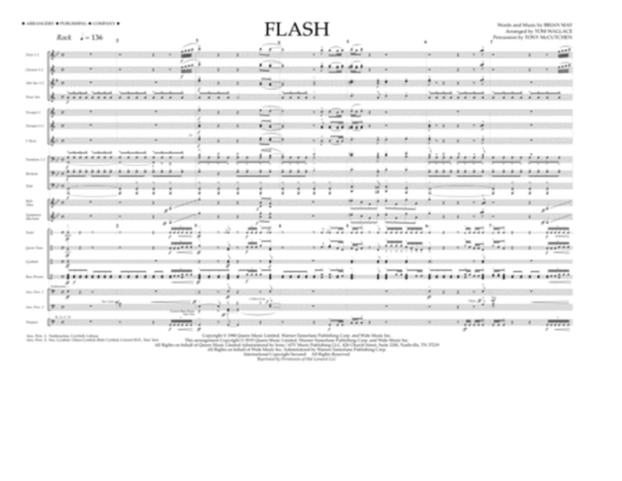 Flash (arr. Tom Wallace) - Full Score