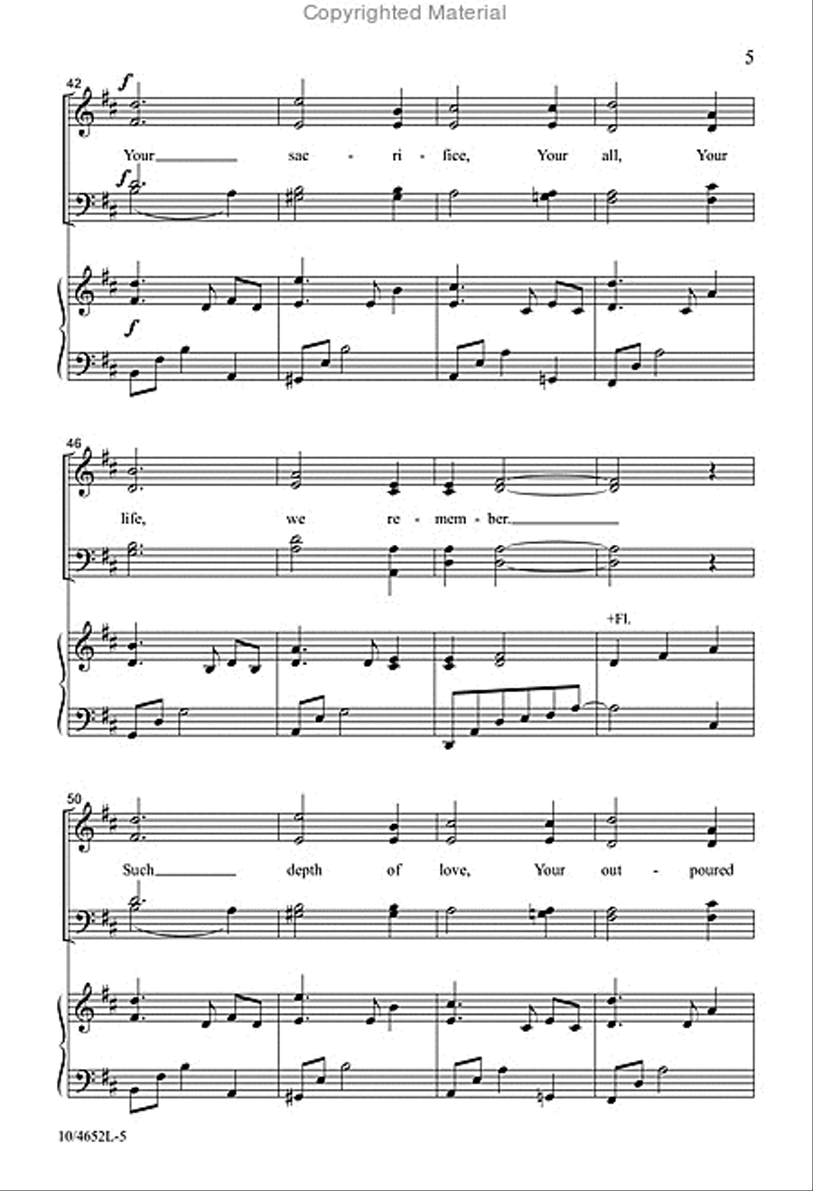 Communion Prayer Communion Prayer 4-Part scores gallery preview page 5
