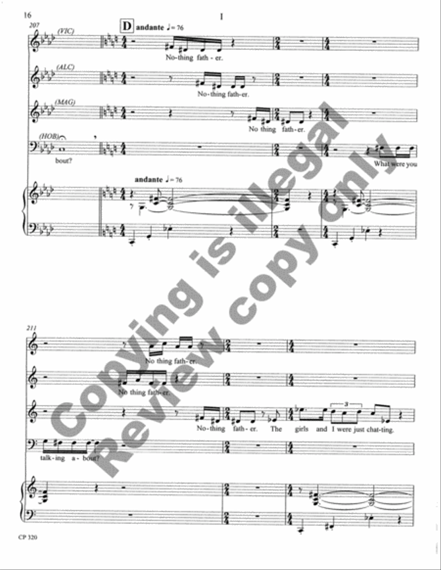 Hobson's Choice Chamber Orchestra scores gallery preview page 20