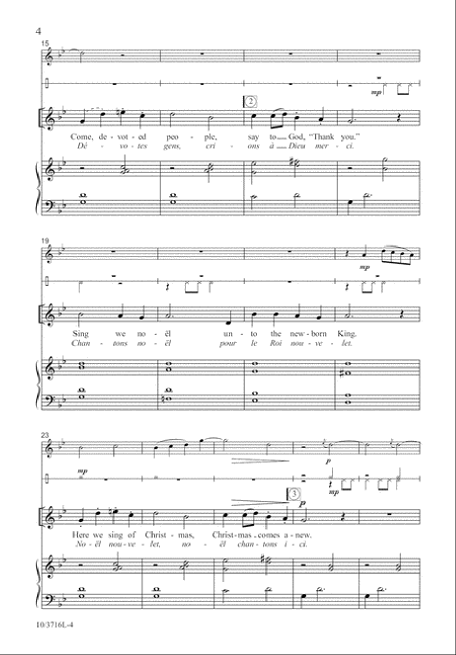 Noël Nouvelet SSATB scores gallery preview page 5