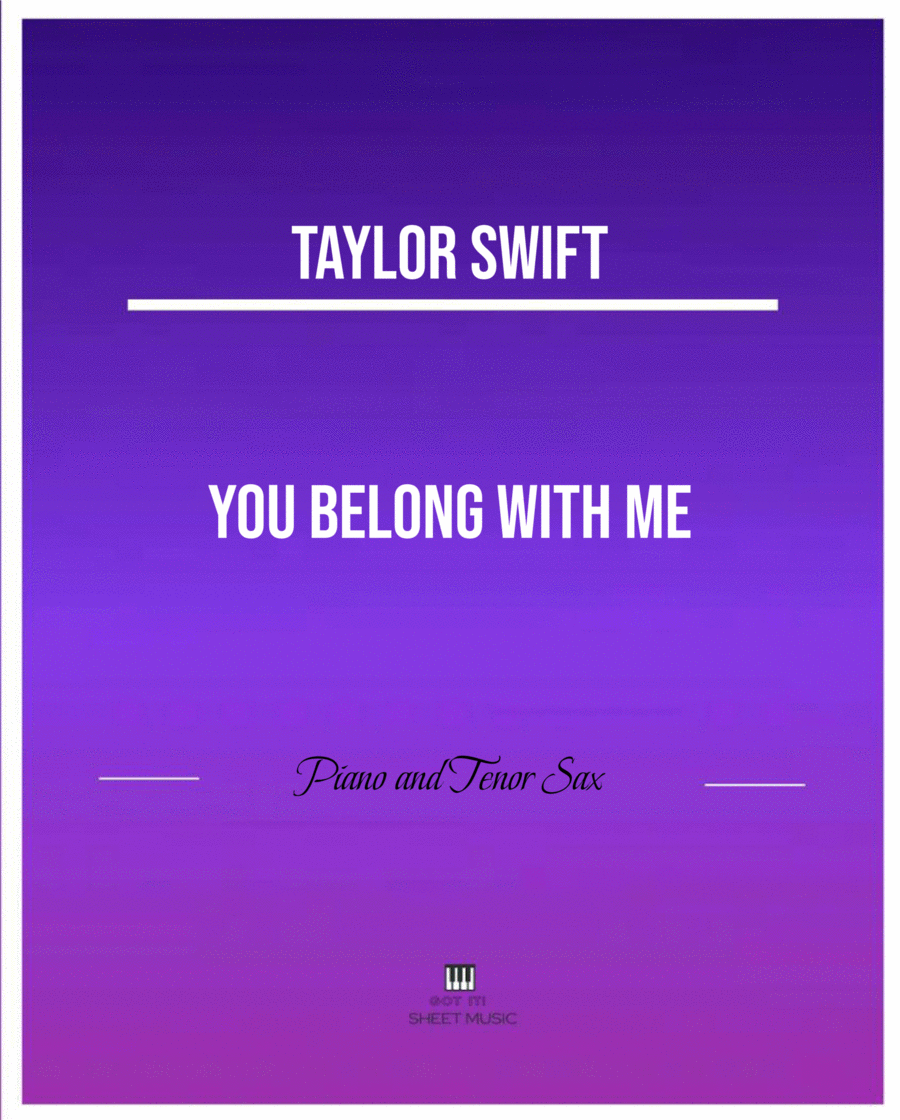 You Belong With Me