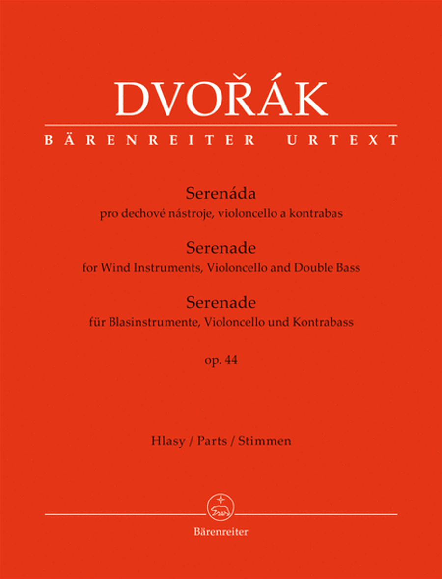 Serenade for Wind Instruments, Violoncello and Double Bass op. 44 Bassoon scores gallery preview page 1