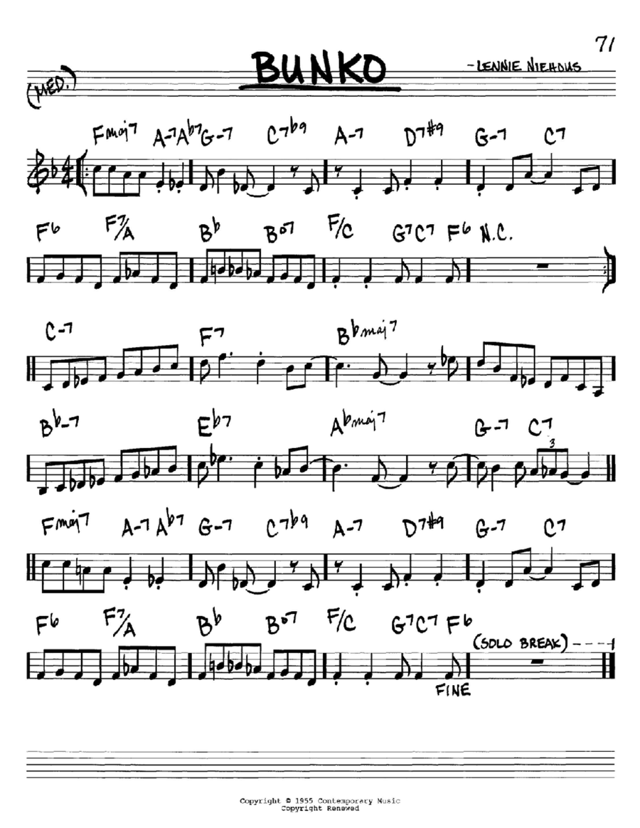 Bunko Bunko Piano scores gallery preview page 1