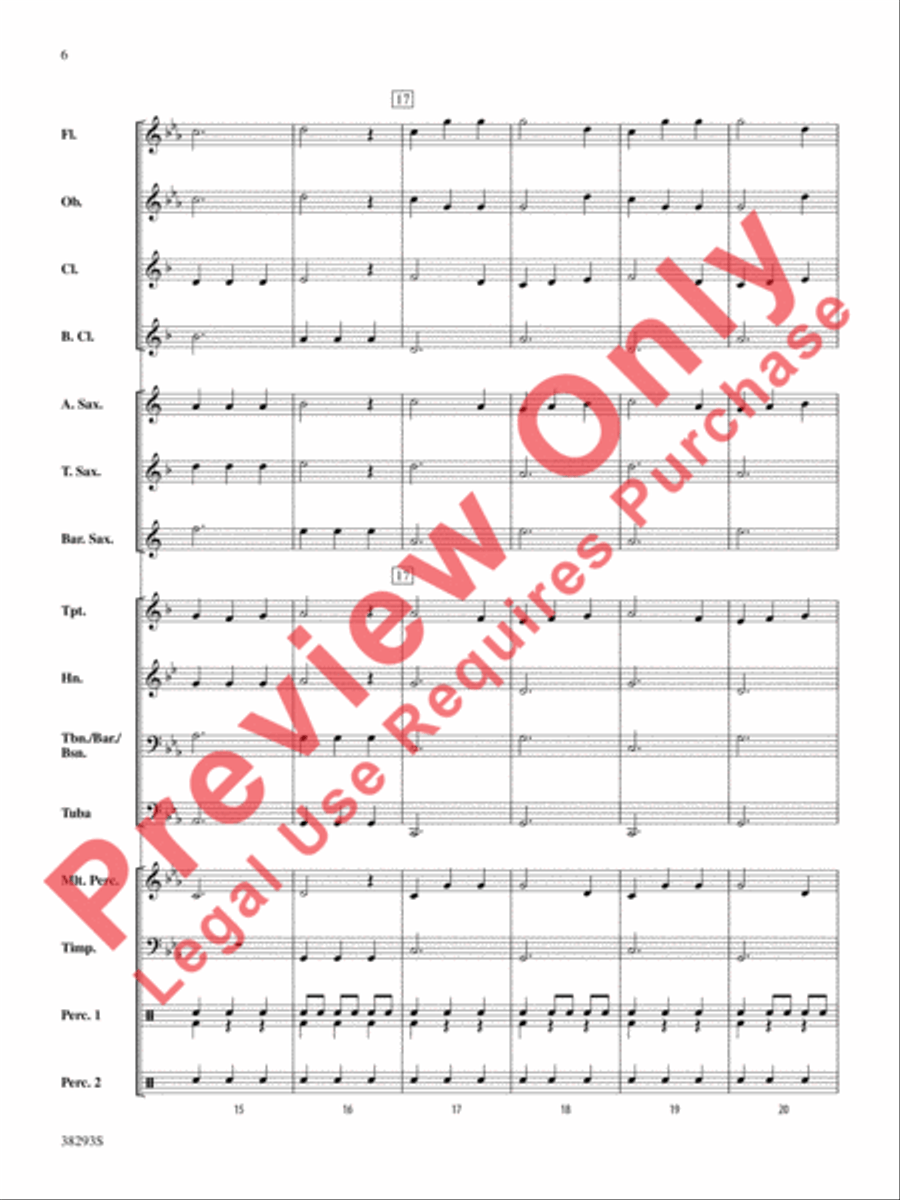 The Beast Concert Band scores gallery preview page 6