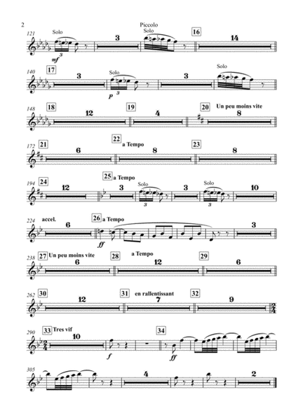 Fantasie for Flute & Symphony Orchestra (arr.) Set of Parts