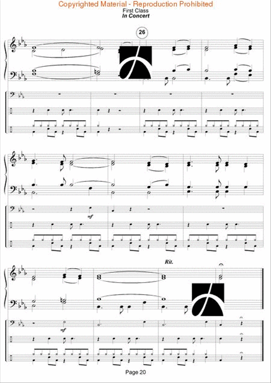 First Class - In Concert Concert Band scores gallery preview page 21