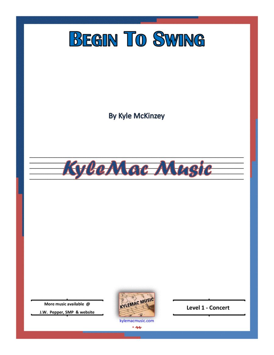 Begin To Swing Concert Band scores gallery preview page 1