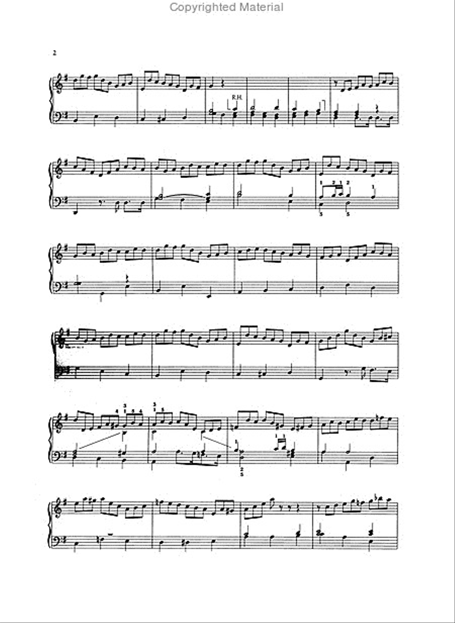The Oxford Book of Wedding Music for Manuals Organ scores gallery preview page 3