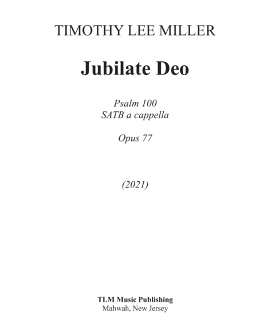 Jubilate Deo Divisi scores gallery preview page 3