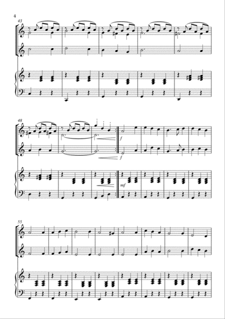 The Viennese Flutes Flute Solo scores gallery preview page 4