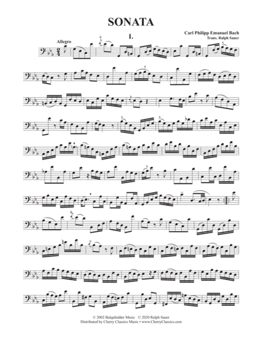 Sonata for Unaccompanied Trombone
