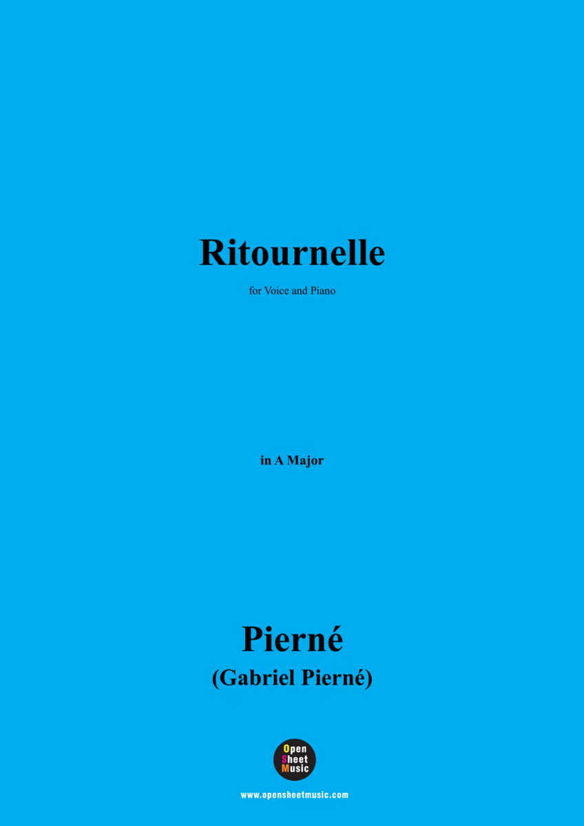 G. Pierné-Ritournelle,in A Major
